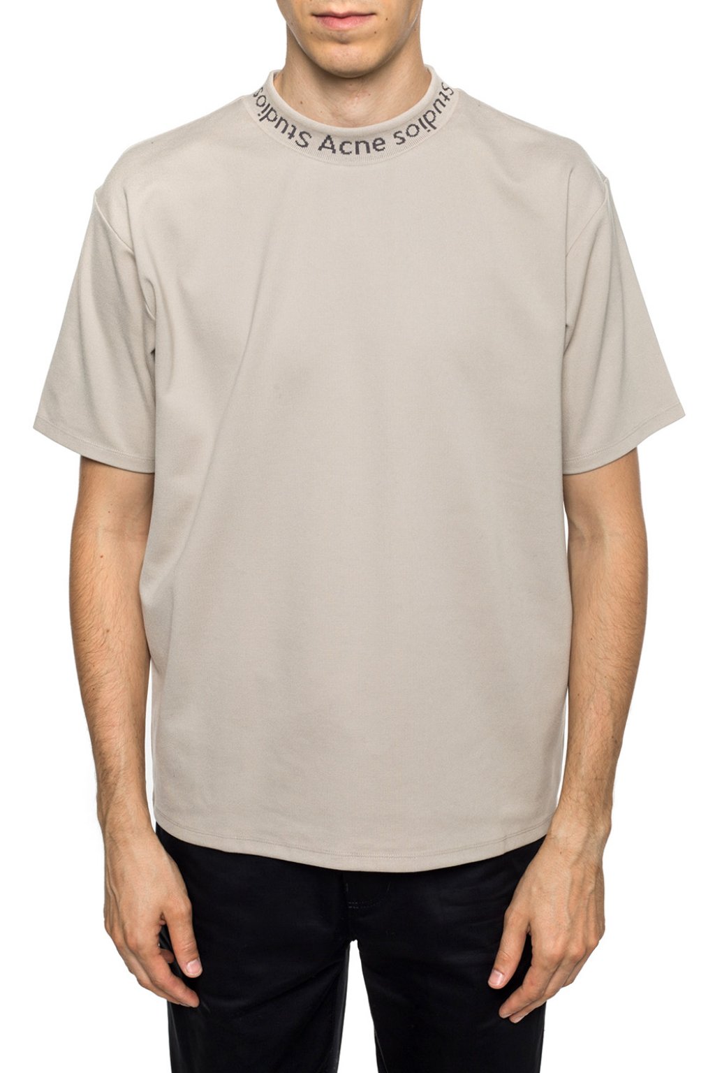 カラー ACNE - Acne Studios Navid Tシャツ XL アクネ ネック ロゴの